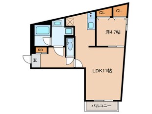 LiveFlat戸越の物件間取画像